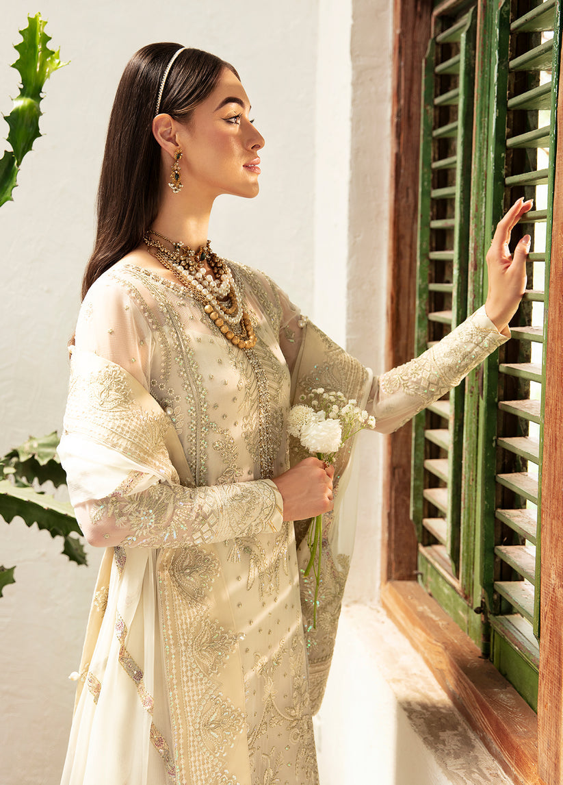 Gulaal | Embroidered Chiffon Eid Collection | ASTERIA - by - Libasekhas UK - Registered Vendor of : Gulaal - 100% Original Designer Dresss