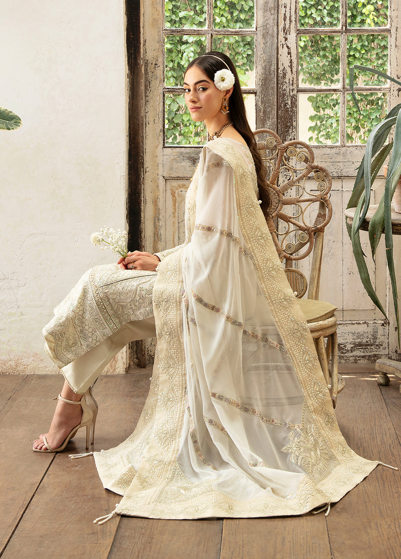 Gulaal | Embroidered Chiffon Eid Collection | ASTERIA - by - Libasekhas UK - Registered Vendor of : Gulaal - 100% Original Designer Dresss