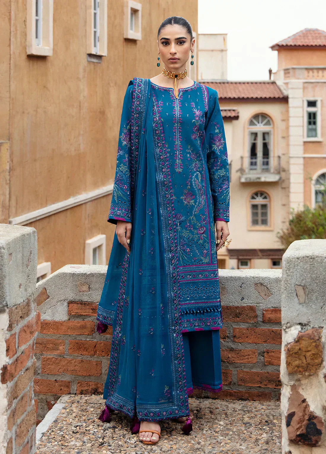 Gulaal | Luxury Lawn 24 | FELICIA (GL-LL-24V1-04) - by - Libasekhas UK - Registered Vendor of : Gulaal - 100% Original Designer Dresss