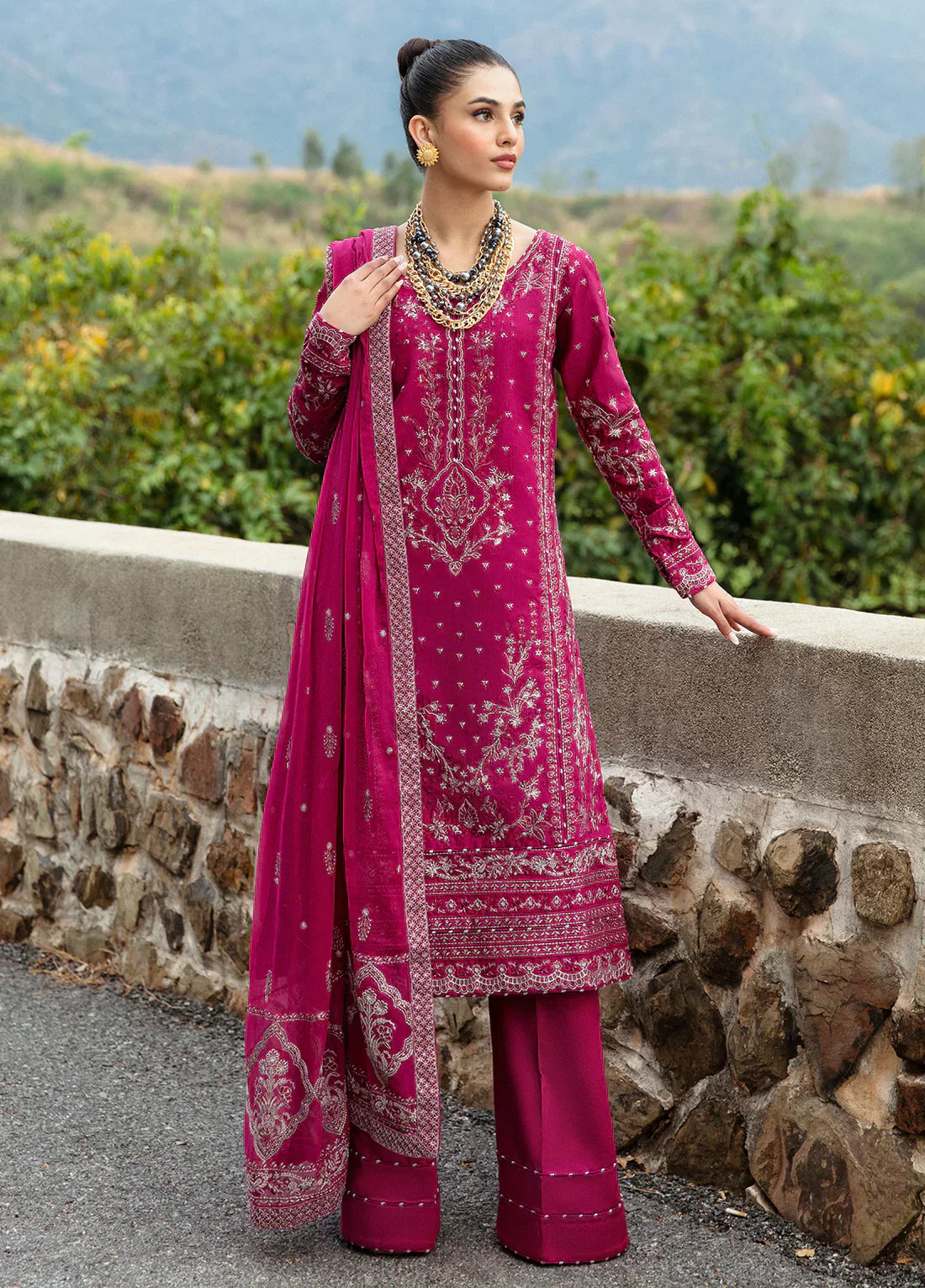 Gulaal | Luxury Lawn 24 | ARMERIA (GL-LL-24V1-02) - by - Libasekhas UK - Registered Vendor of : Gulaal - 100% Original Designer Dresss