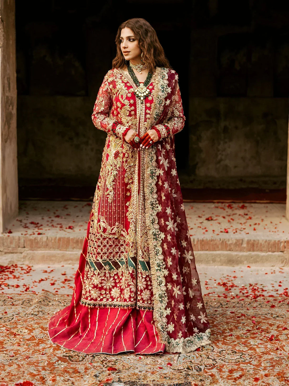 Maryam Hussain | Gulaab Wedding Formals 24 | Ishq - by - Libasekhas UK - Registered Vendor of : Maryam Hussain - 100% Original Designer Dresss