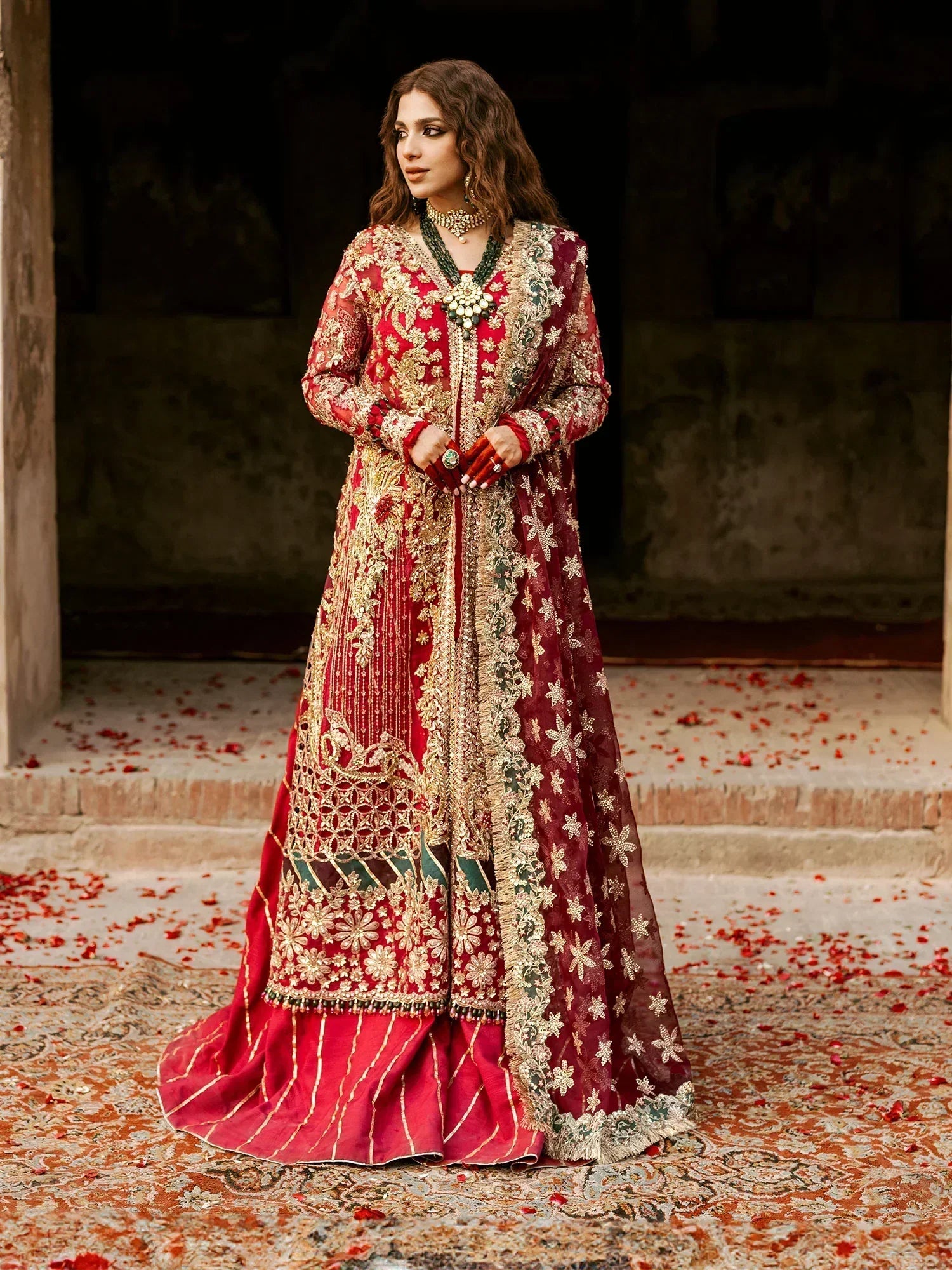Maryam Hussain | Gulaab Wedding Formals 24 | Ishq - by - Libasekhas UK - Registered Vendor of : Maryam Hussain - 100% Original Designer Dresss