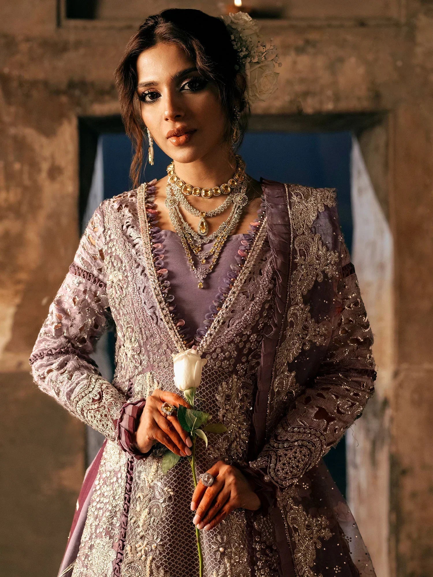 Maryam Hussain | Gulaab Wedding Formals 24 | JHIL MIL - by - Libasekhas UK - Registered Vendor of : Maryam Hussain - 100% Original Designer Dresss