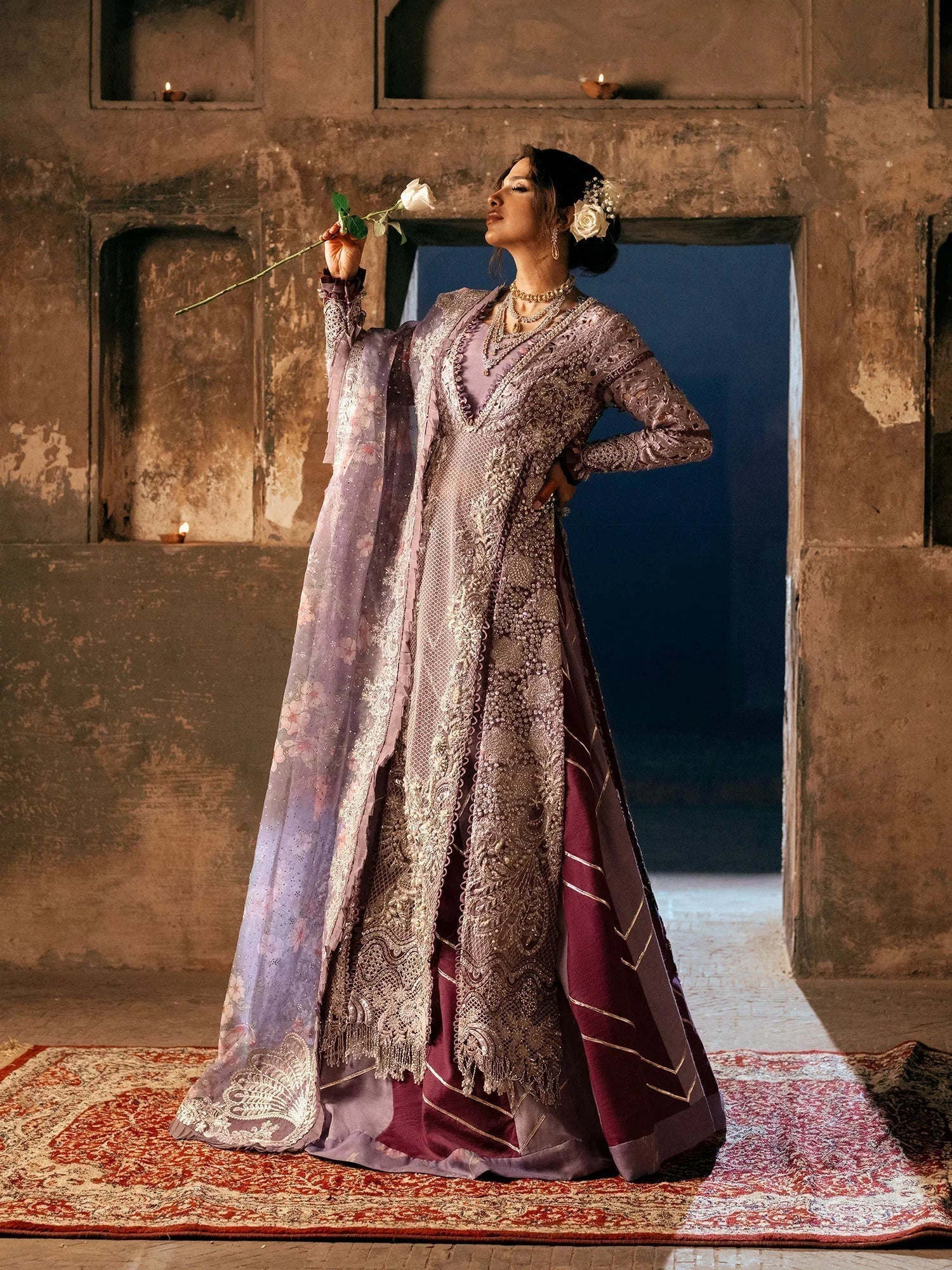 Maryam Hussain | Gulaab Wedding Formals 24 | JHIL MIL - by - Libasekhas UK - Registered Vendor of : Maryam Hussain - 100% Original Designer Dresss