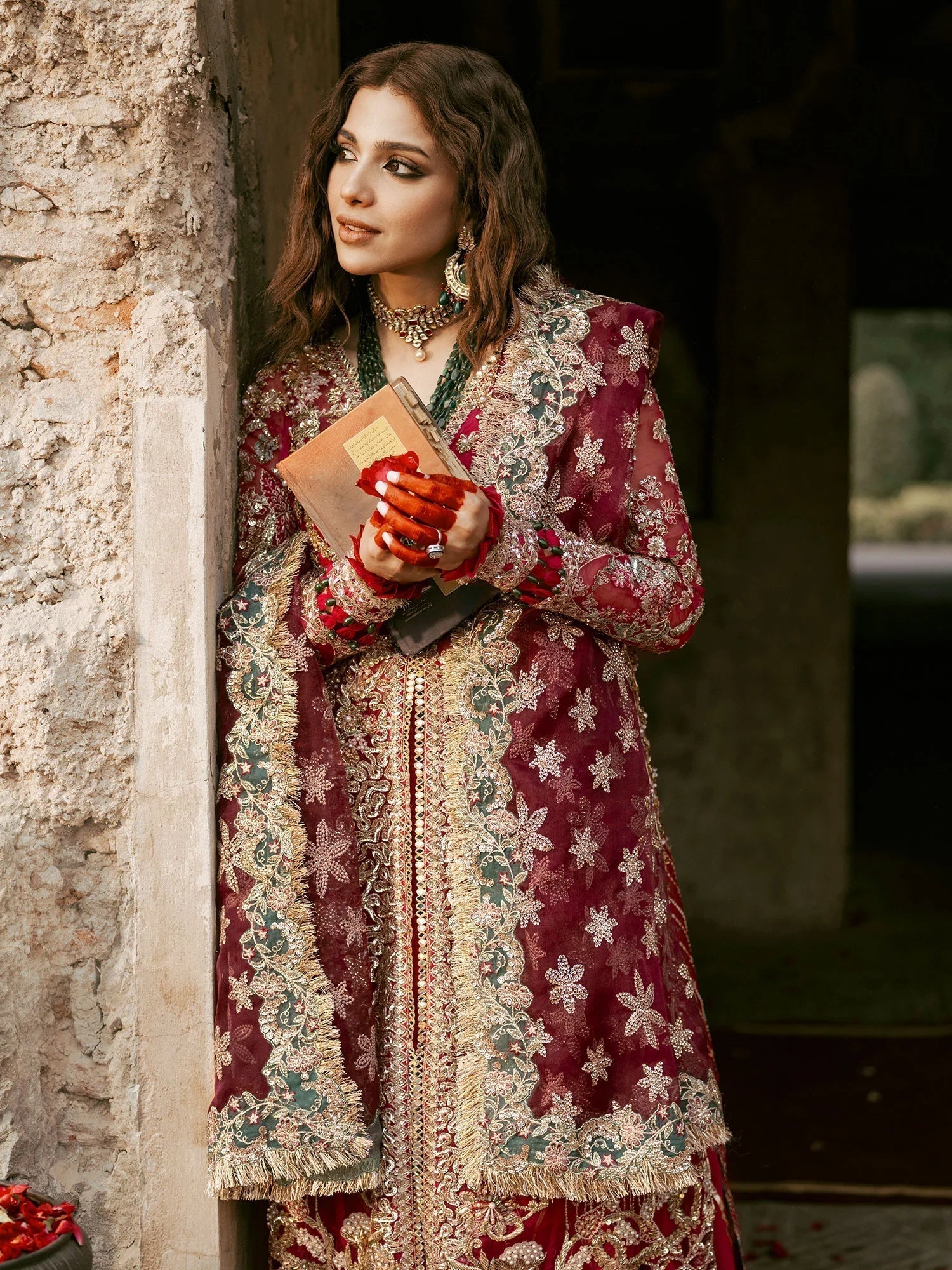 Maryam Hussain | Gulaab Wedding Formals 24 | Ishq - by - Libasekhas UK - Registered Vendor of : Maryam Hussain - 100% Original Designer Dresss