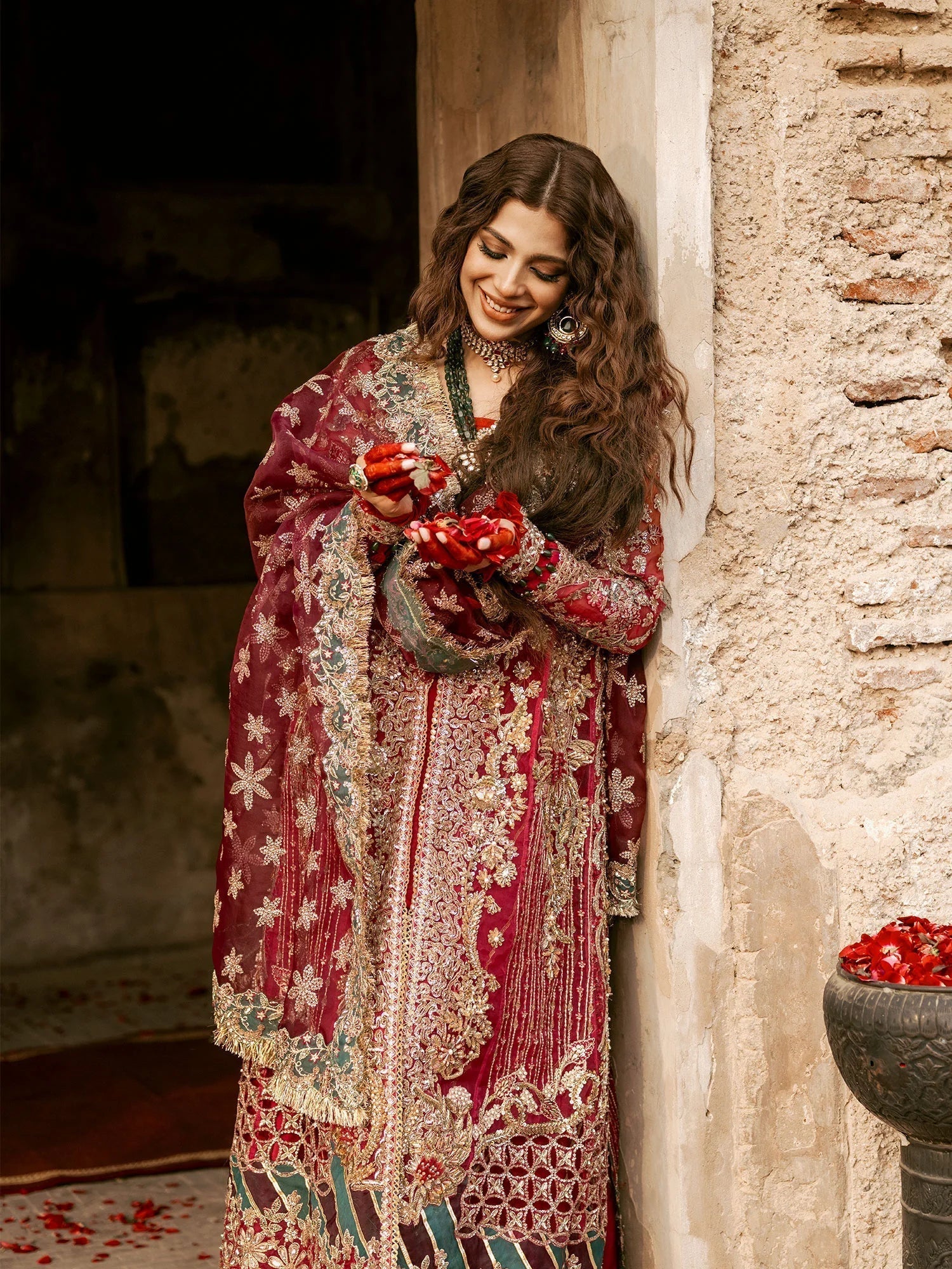 Maryam Hussain | Gulaab Wedding Formals 24 | Ishq - by - Libasekhas UK - Registered Vendor of : Maryam Hussain - 100% Original Designer Dresss