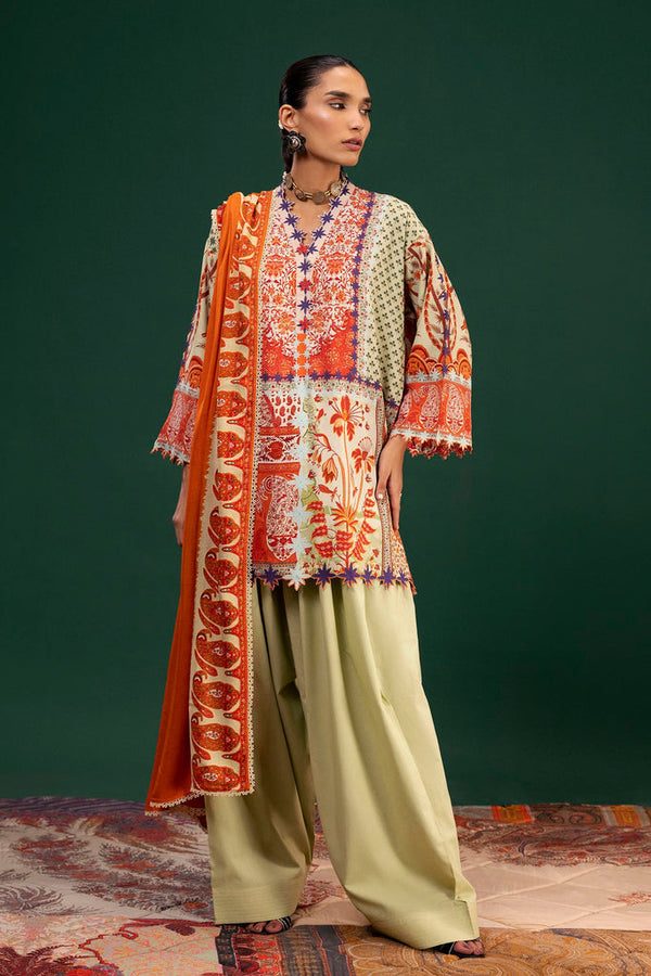 Sana Safinaz | Mahay Winter 25 | H255-003B-3CY - by Libasekhas UK - Registered Vendor of : Sana Safinaz - 100% Original Designer Dress