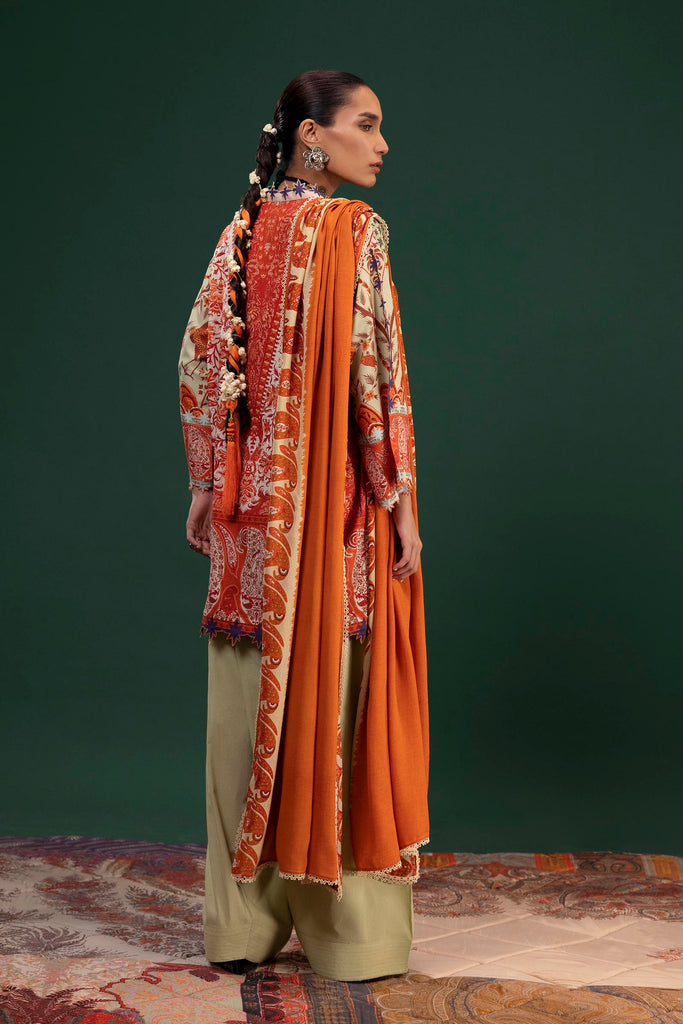 Sana Safinaz | Mahay Winter 25 | H255-003B-3CY - by Libasekhas UK - Registered Vendor of : Sana Safinaz - 100% Original Designer Dress