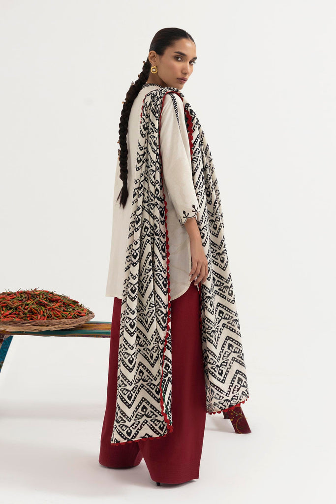 Sana Safinaz | Mahay Winter 25 | H255-004A-3CY - by Libasekhas UK - Registered Vendor of : Sana Safinaz - 100% Original Designer Dress