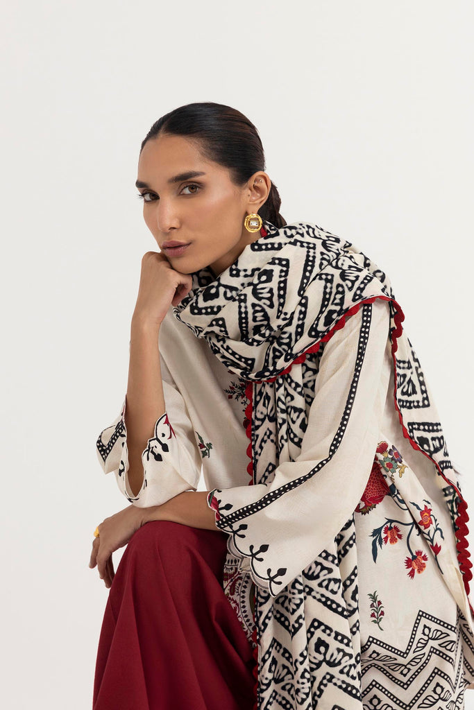 Sana Safinaz | Mahay Winter 25 | H255-004A-3CY - by Libasekhas UK - Registered Vendor of : Sana Safinaz - 100% Original Designer Dress