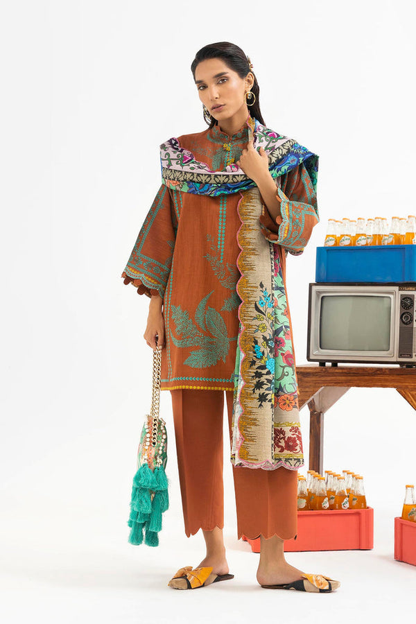 Sana Safinaz | Mahay Winter 25 | H255-005B-3CQ - by Libasekhas UK - Registered Vendor of : Sana Safinaz - 100% Original Designer Dress