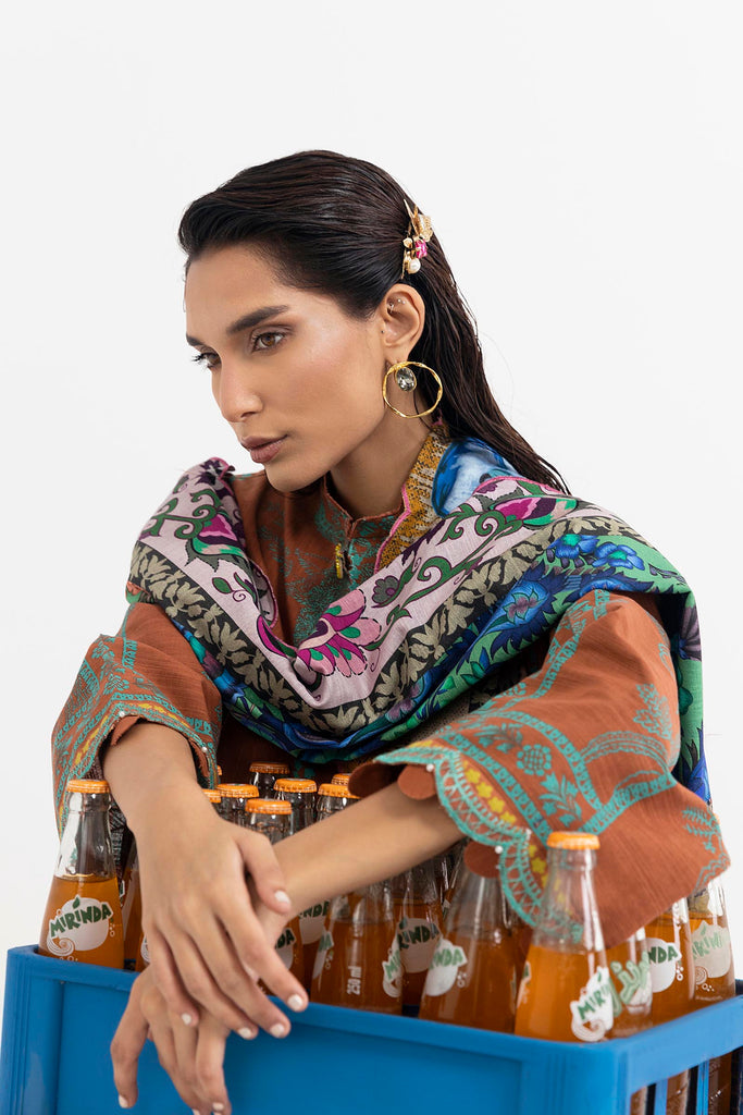 Sana Safinaz | Mahay Winter 25 | H255-005B-3CQ - by Libasekhas UK - Registered Vendor of : Sana Safinaz - 100% Original Designer Dress