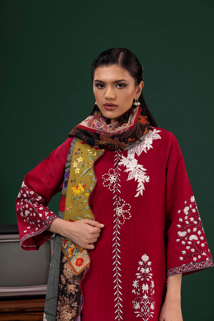 Sana Safinaz | Mahay Winter 25 | H255-006A-3CQ - by Libasekhas UK - Registered Vendor of : Sana Safinaz - 100% Original Designer Dress