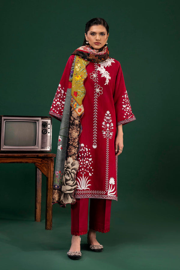 Sana Safinaz | Mahay Winter 25 | H255-006A-3CQ - by Libasekhas UK - Registered Vendor of : Sana Safinaz - 100% Original Designer Dress