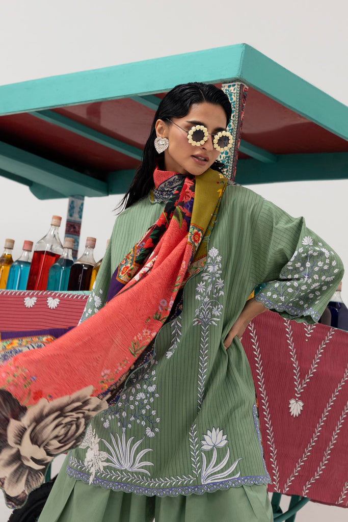 Sana Safinaz | Mahay Winter 25 | H255-006B-3CQ - by Libasekhas UK - Registered Vendor of : Sana Safinaz - 100% Original Designer Dress