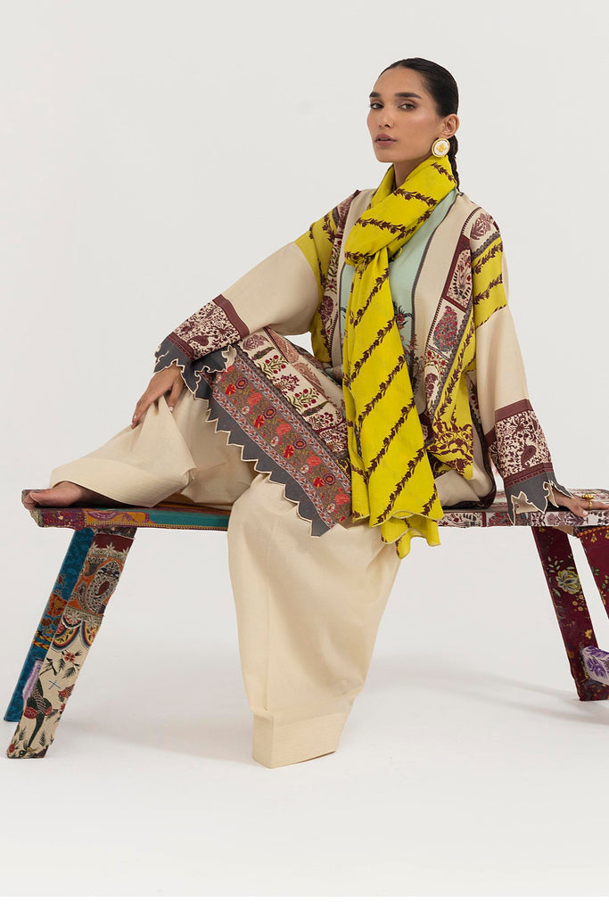 Sana Safinaz | Mahay Winter 25 | H255-007A-2DA - by Libasekhas UK - Registered Vendor of : Sana Safinaz - 100% Original Designer Dress