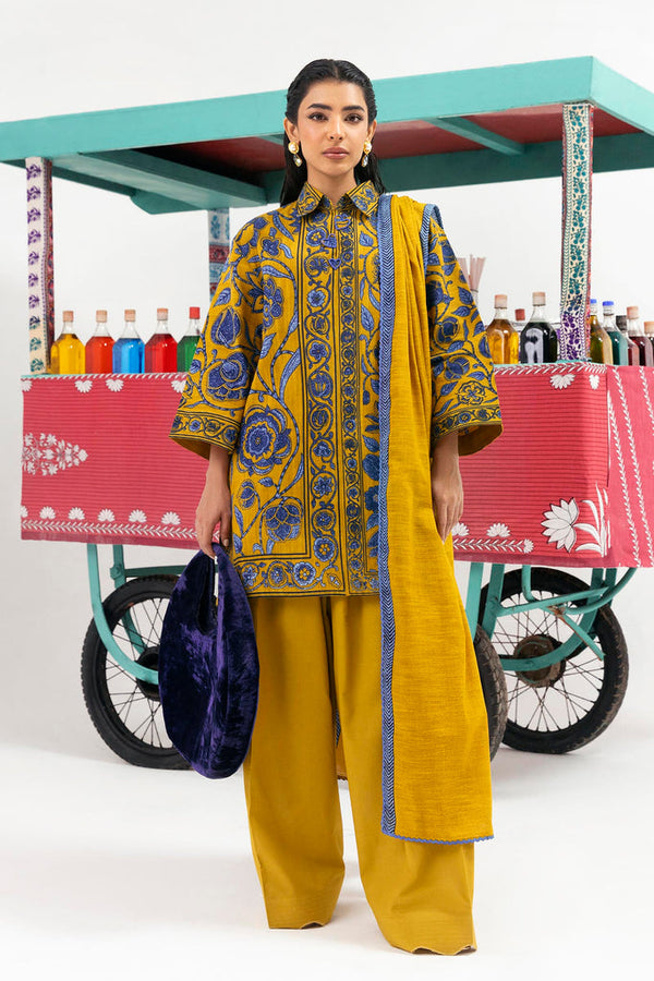 Sana Safinaz | Mahay Winter 25 |H255-008B-2Q - by Libasekhas UK - Registered Vendor of : Sana Safinaz - 100% Original Designer Dress