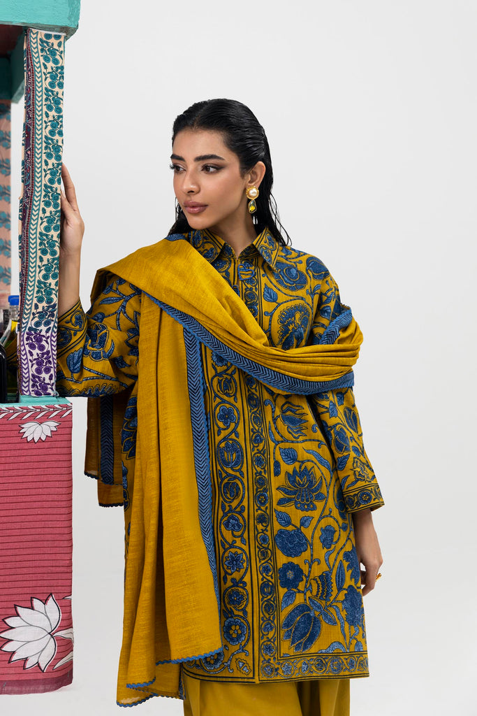 Sana Safinaz | Mahay Winter 25 |H255-008B-2Q - by Libasekhas UK - Registered Vendor of : Sana Safinaz - 100% Original Designer Dress