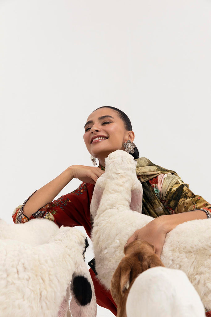 Sana Safinaz | Mahay Winter 25 | H255-009A-2DA - by Libasekhas UK - Registered Vendor of : Sana Safinaz - 100% Original Designer Dress