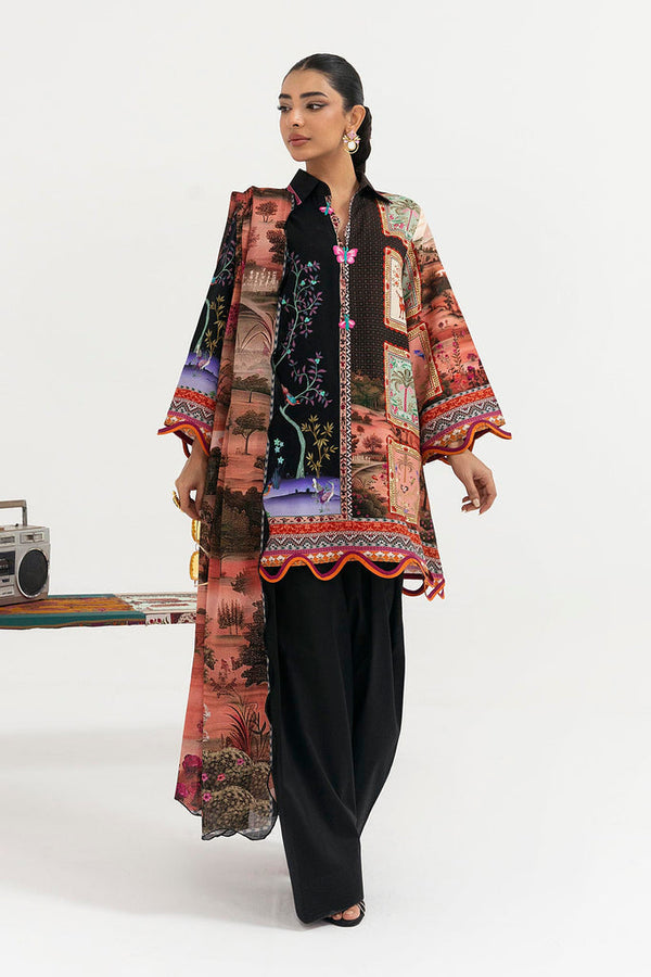 Sana Safinaz | Mahay Winter 25 | H255-009B-2DA - by Libasekhas UK - Registered Vendor of : Sana Safinaz - 100% Original Designer Dress