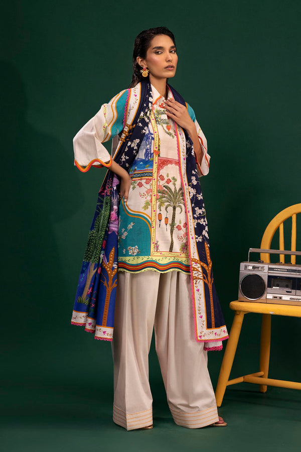 Sana Safinaz | Mahay Winter 25 | H255-010A-2Q - by Libasekhas UK - Registered Vendor of : Sana Safinaz - 100% Original Designer Dress