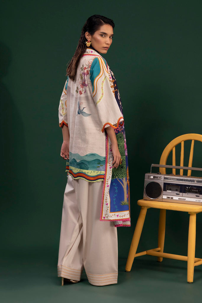 Sana Safinaz | Mahay Winter 25 | H255-010A-2Q - by Libasekhas UK - Registered Vendor of : Sana Safinaz - 100% Original Designer Dress