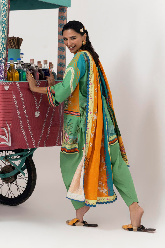 Sana Safinaz | Mahay Winter 25 | H255-010B-2Q - by Libasekhas UK - Registered Vendor of : Sana Safinaz - 100% Original Designer Dress