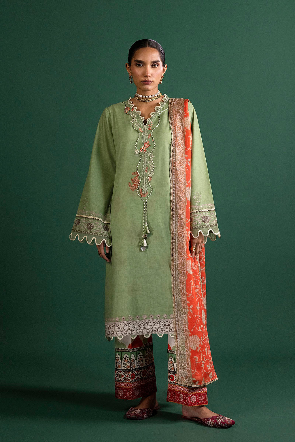 Sana Safinaz | Mahay Summer 26 | H263-005A-3CG - by Libasekhas UK - Registered Vendor of : Sana Safinaz - 100% Original Designer Dress