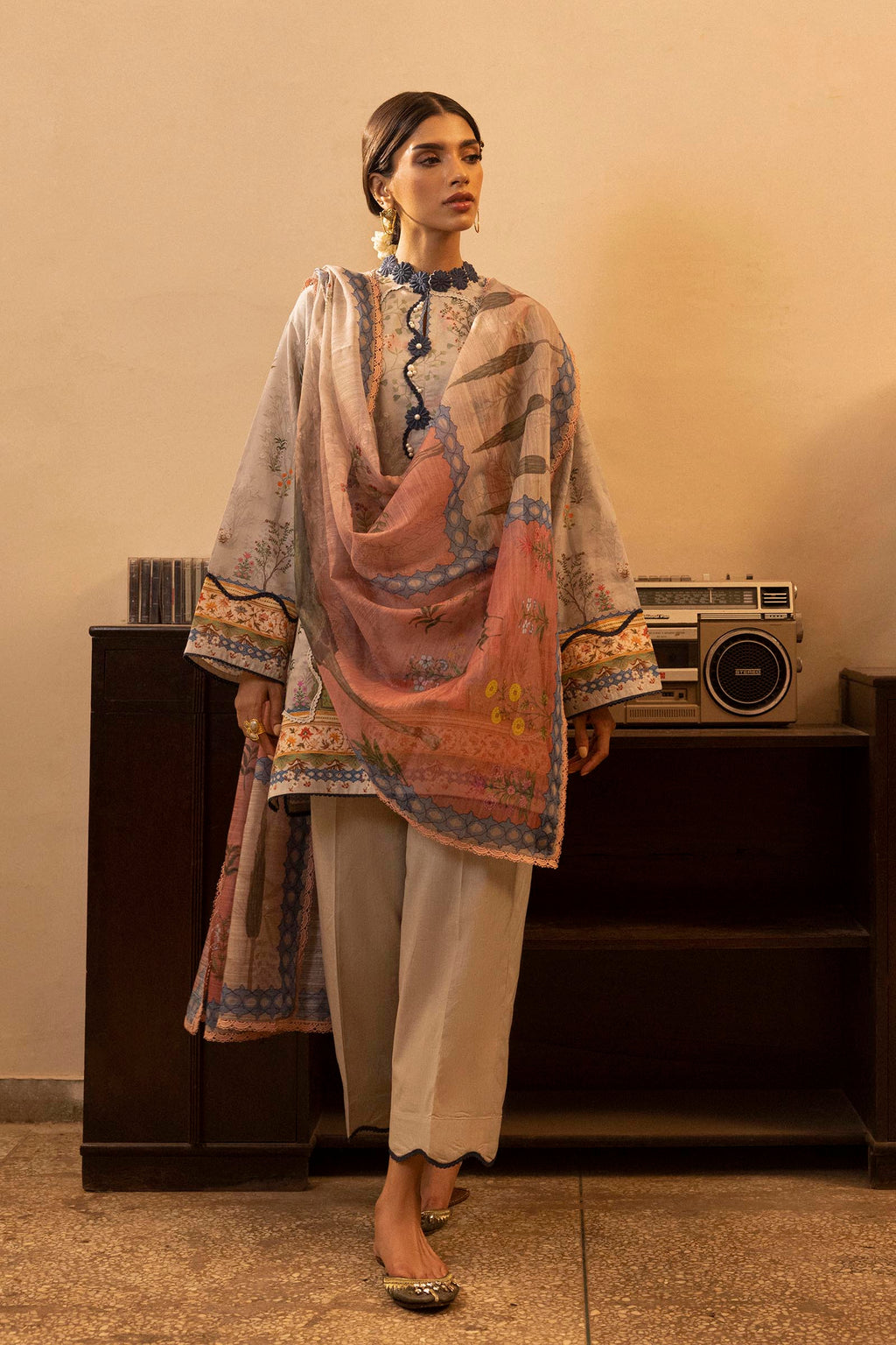 Sana Safinaz | Mahay Summer 26 | H263-007A-3AG - by Libasekhas UK - Registered Vendor of : Sana Safinaz - 100% Original Designer Dress