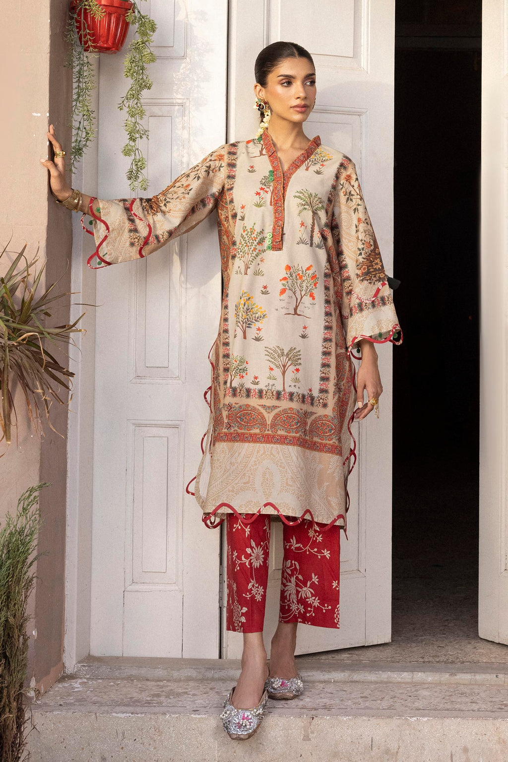 Sana Safinaz | Mahay Summer 26 | H263-008A-2C - by Libasekhas UK - Registered Vendor of : Sana Safinaz - 100% Original Designer Dress