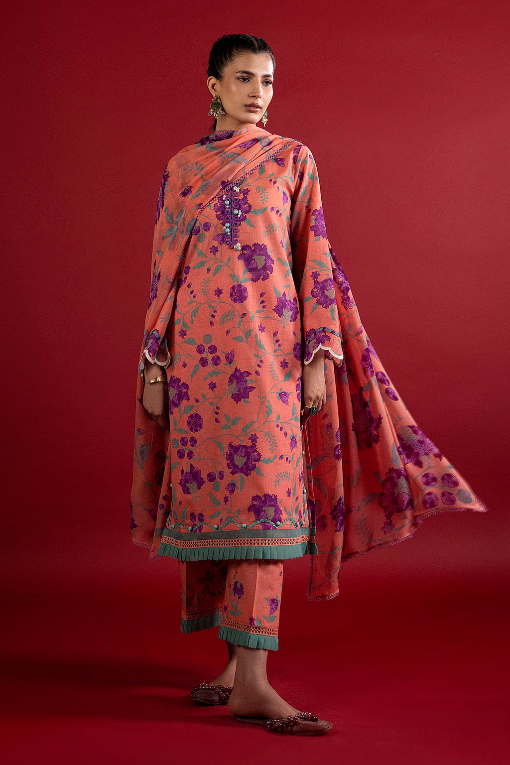 Sana Safinaz | Mahay Summer 26 | H263-009B-3CI - by Libasekhas UK - Registered Vendor of : Sana Safinaz - 100% Original Designer Dress