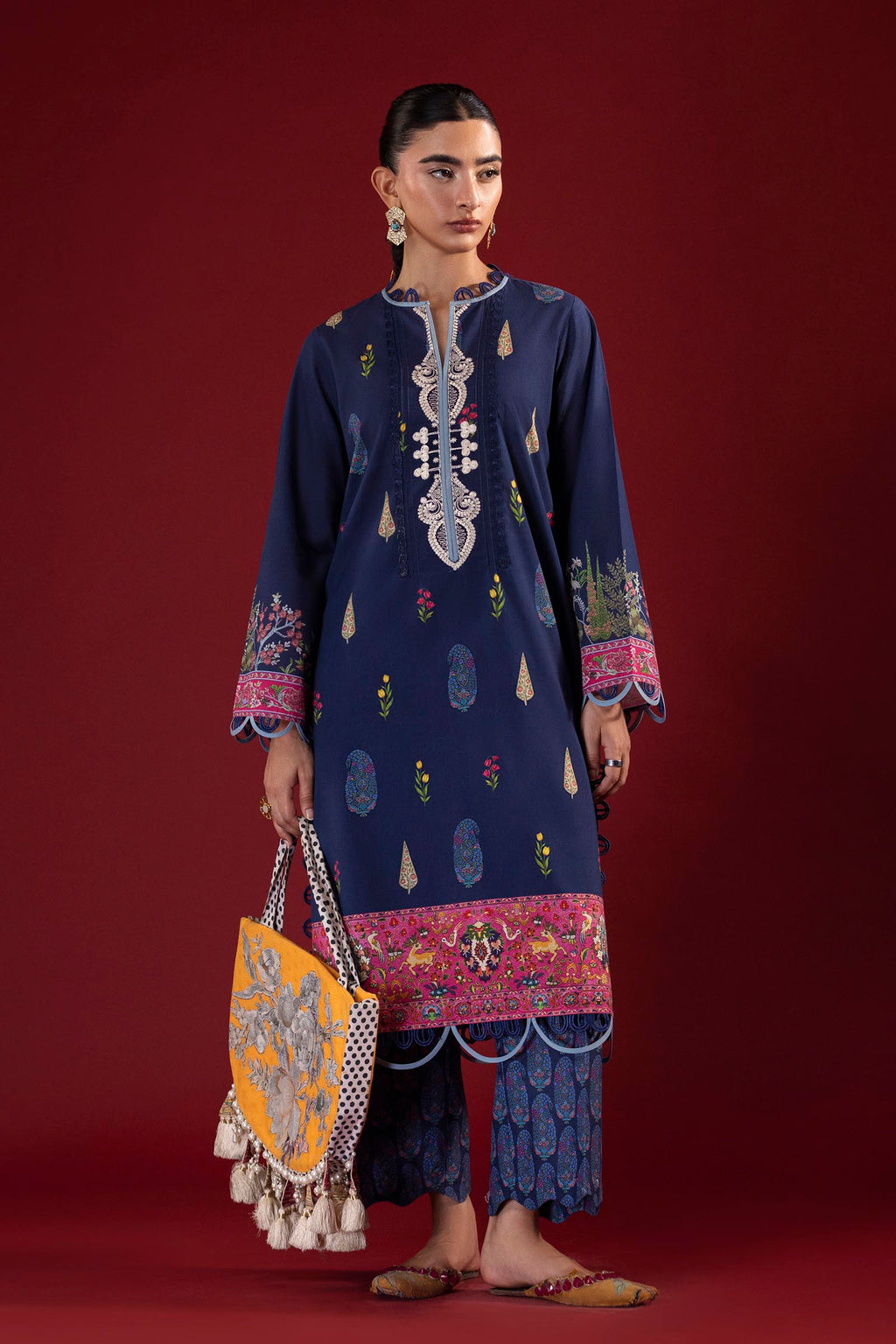 Sana Safinaz | Mahay Summer 26 | H264-006A-2AC - by Libasekhas UK - Registered Vendor of : Sana Safinaz - 100% Original Designer Dress