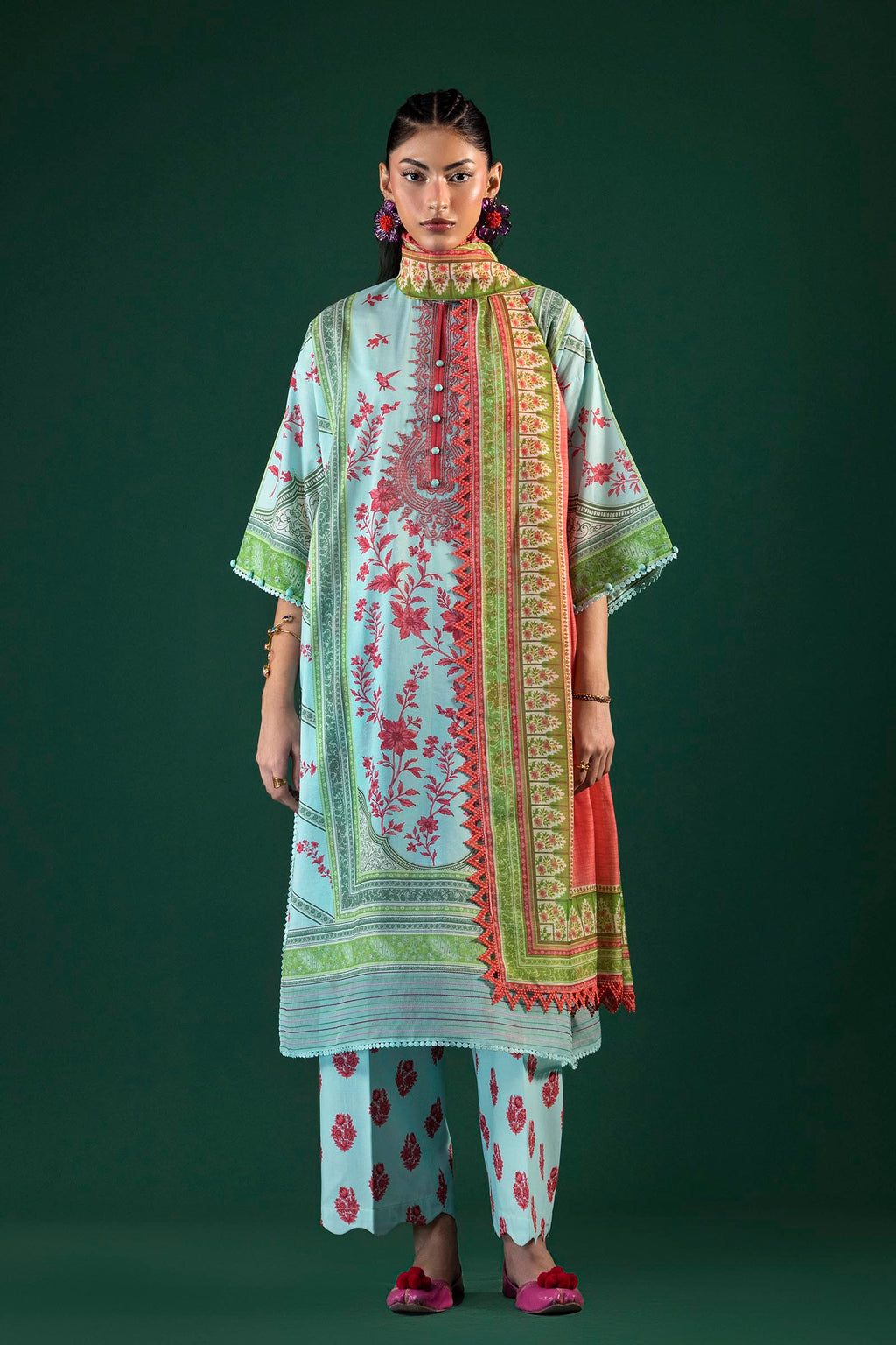 Sana Safinaz | Mahay Summer 26 | H264-008A-3CG - by Libasekhas UK - Registered Vendor of : Sana Safinaz - 100% Original Designer Dress