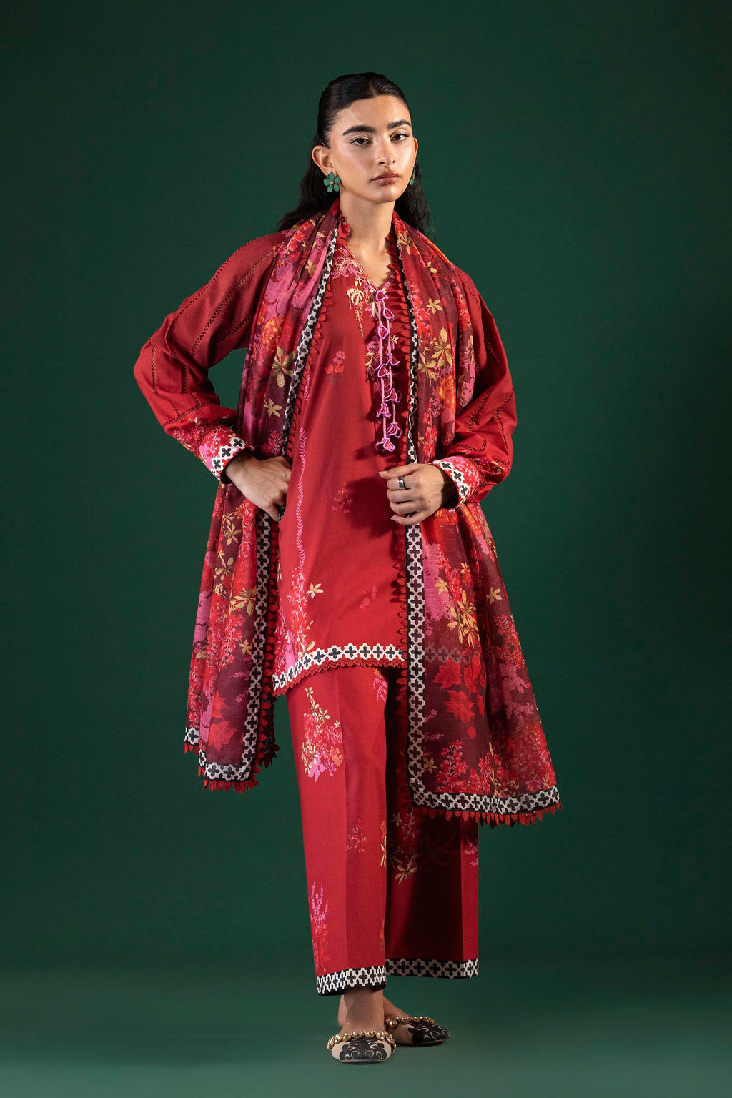 Sana Safinaz | Mahay Summer 26 | H264-010A-3AG - by Libasekhas UK - Registered Vendor of : Sana Safinaz - 100% Original Designer Dress