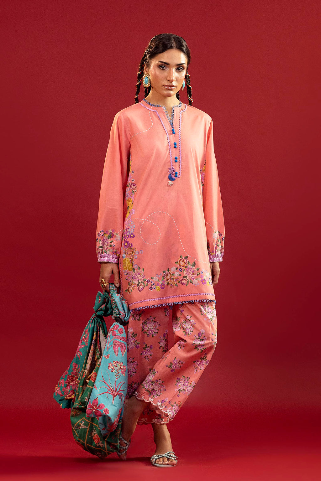Sana Safinaz | Mahay Summer 26 |S-13 - by Libasekhas UK - Registered Vendor of : Sana Safinaz - 100% Original Designer Dress