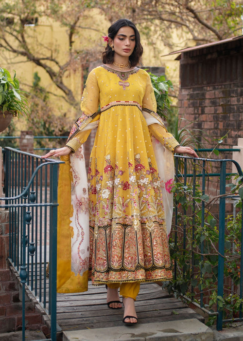 Ali Xeeshan | Chanda Luxury Pret | Amber - by - Libasekhas UK - Registered Vendor of : Ali Xeeshan - 100% Original Designer Dresss