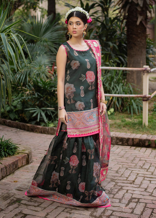 Ali Xeeshan | Chanda Luxury Pret | Green Forest - by - Libasekhas UK - Registered Vendor of : Ali Xeeshan - 100% Original Designer Dresss