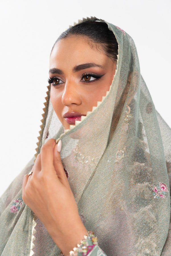 Al Karam | Luxe Formals | RTS | SHIRT, LINING, TROUSER & DUPATTA H - by Libasekhas UK - Registered Vendor of : Al Karam - 100% Original Designer Dress