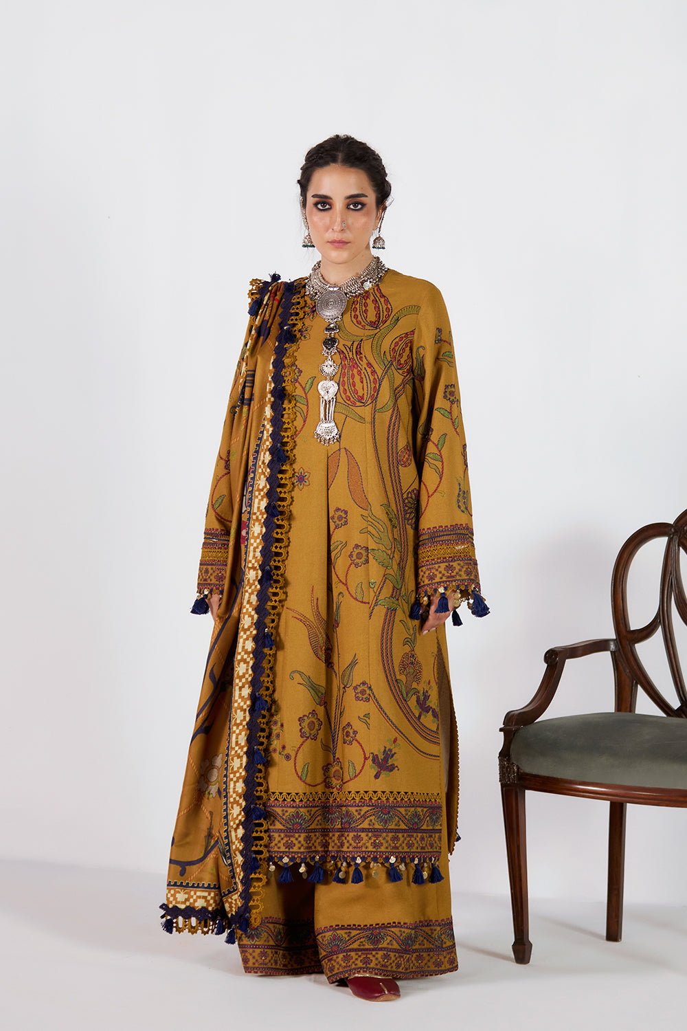Saira Rizwan | Winter Khaddar 25 | LALEH-SRW25-07 - by Libasekhas UK - Registered Vendor of : Saira Rizwan - 100% Original Designer Dress