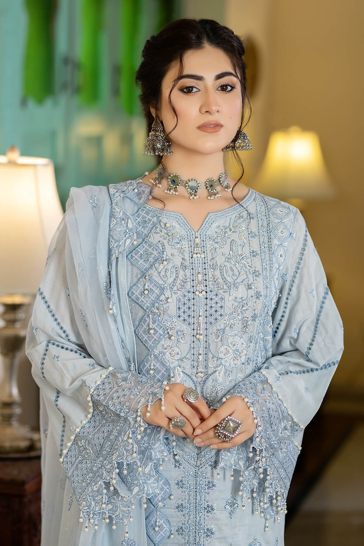 Raeesa Premium | Kimora Lawn Collection | Kimora | HL-11 Koyel - by - Libasekhas UK - Registered Vendor of : Raeesa Premium - 100% Original Designer Dresss