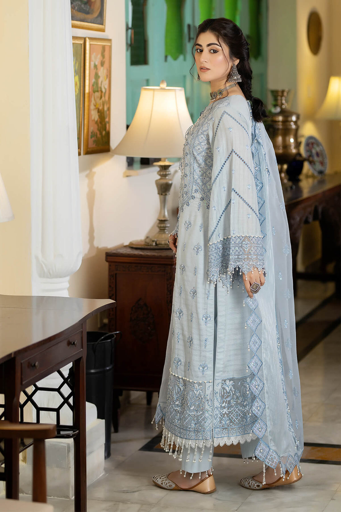 Raeesa Premium | Kimora Lawn Collection | Kimora | HL-11 Koyel - by - Libasekhas UK - Registered Vendor of : Raeesa Premium - 100% Original Designer Dresss