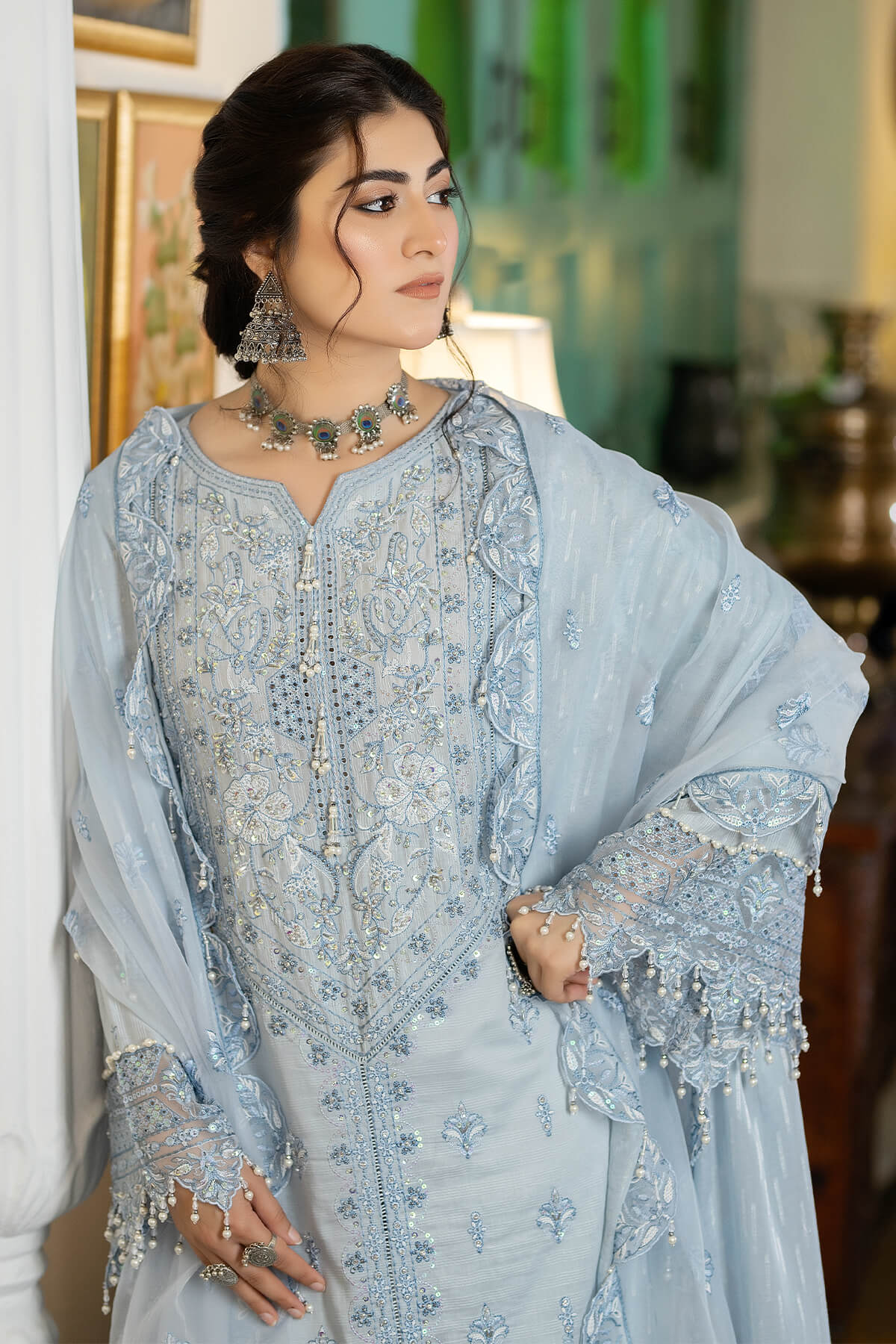 Raeesa Premium | Kimora Lawn Collection | Kimora | HL-11 Koyel - by - Libasekhas UK - Registered Vendor of : Raeesa Premium - 100% Original Designer Dresss