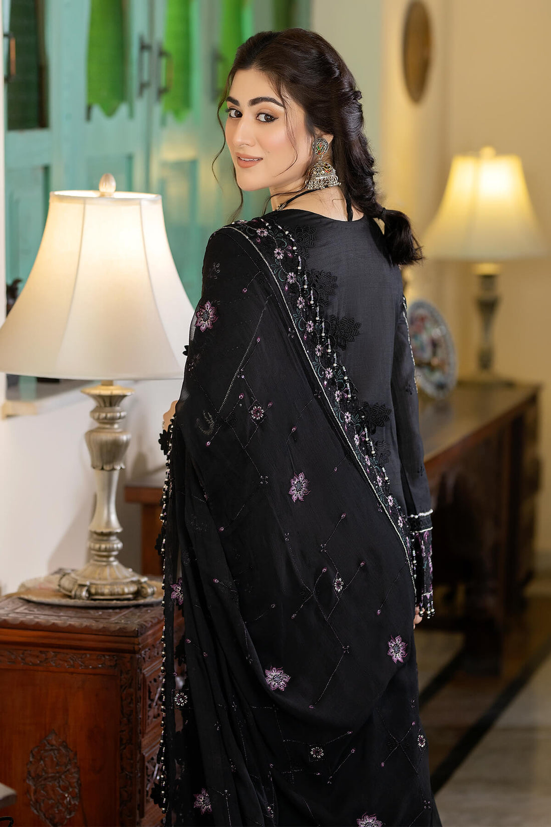 Raeesa Premium | Kimora Lawn Collection | Kimora | HL-12 Mina - by - Libasekhas UK - Registered Vendor of : Raeesa Premium - 100% Original Designer Dresss
