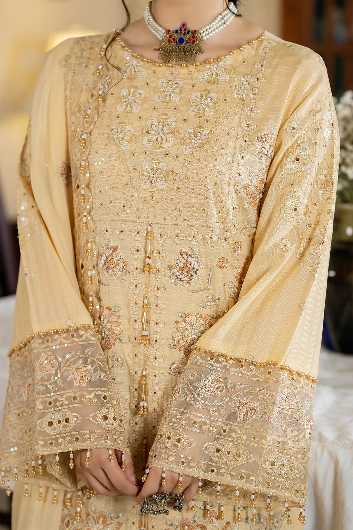Raeesa Premium | Kimora Lawn Collection | Kimora | HL-13 Zainab - by - Libasekhas UK - Registered Vendor of : Raeesa Premium - 100% Original Designer Dresss