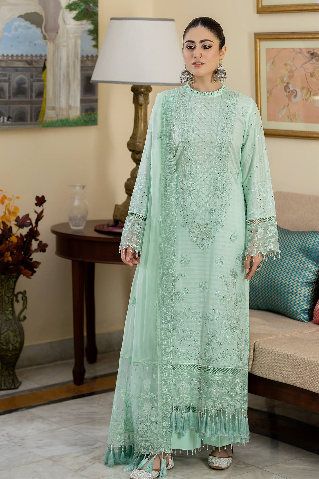 Raeesa Premium | Kimora Lawn Collection | Kimora | HL-15 Aysel - by - Libasekhas UK - Registered Vendor of : Raeesa Premium - 100% Original Designer Dresss