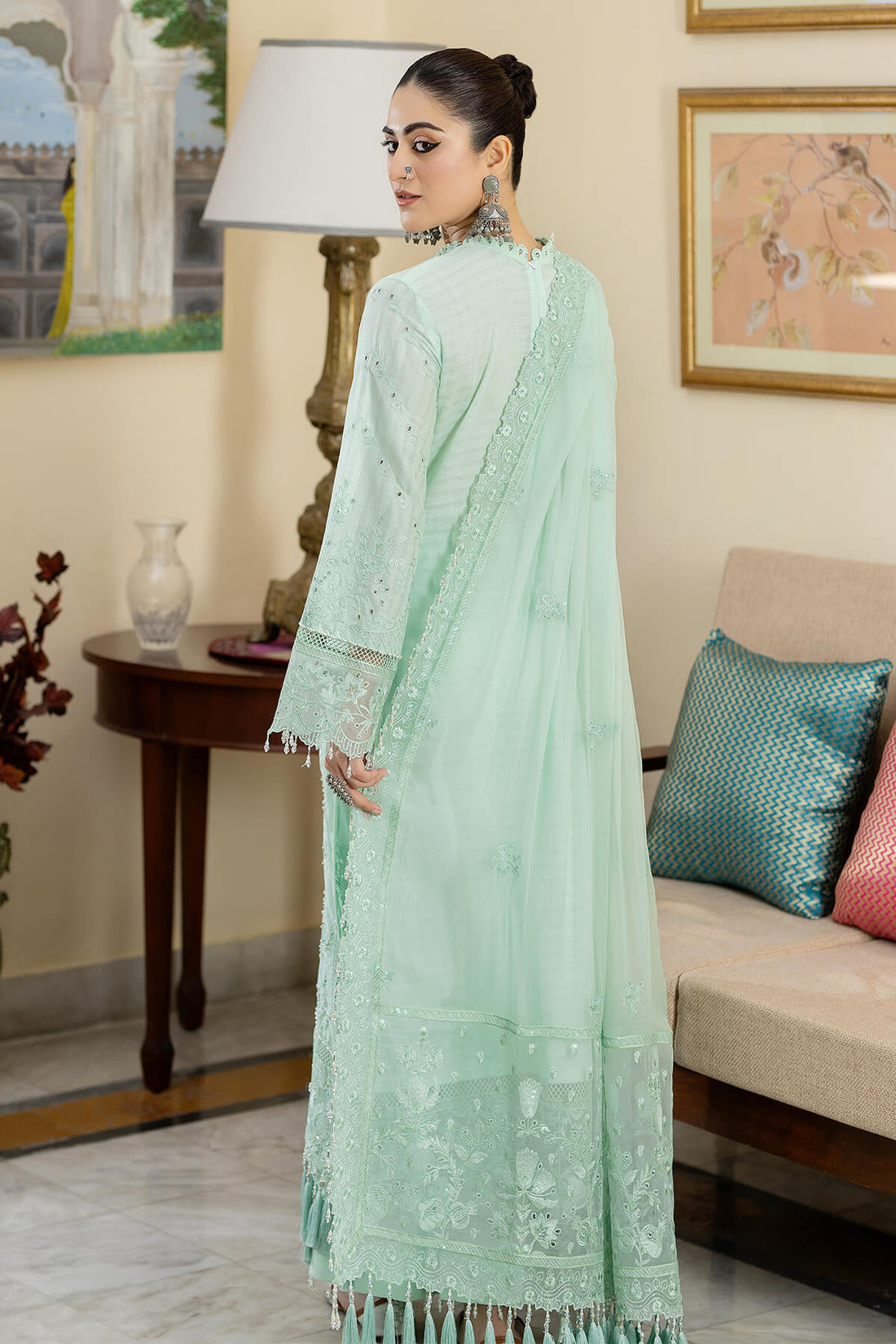 Raeesa Premium | Kimora Lawn Collection | Kimora | HL-15 Aysel - by - Libasekhas UK - Registered Vendor of : Raeesa Premium - 100% Original Designer Dresss