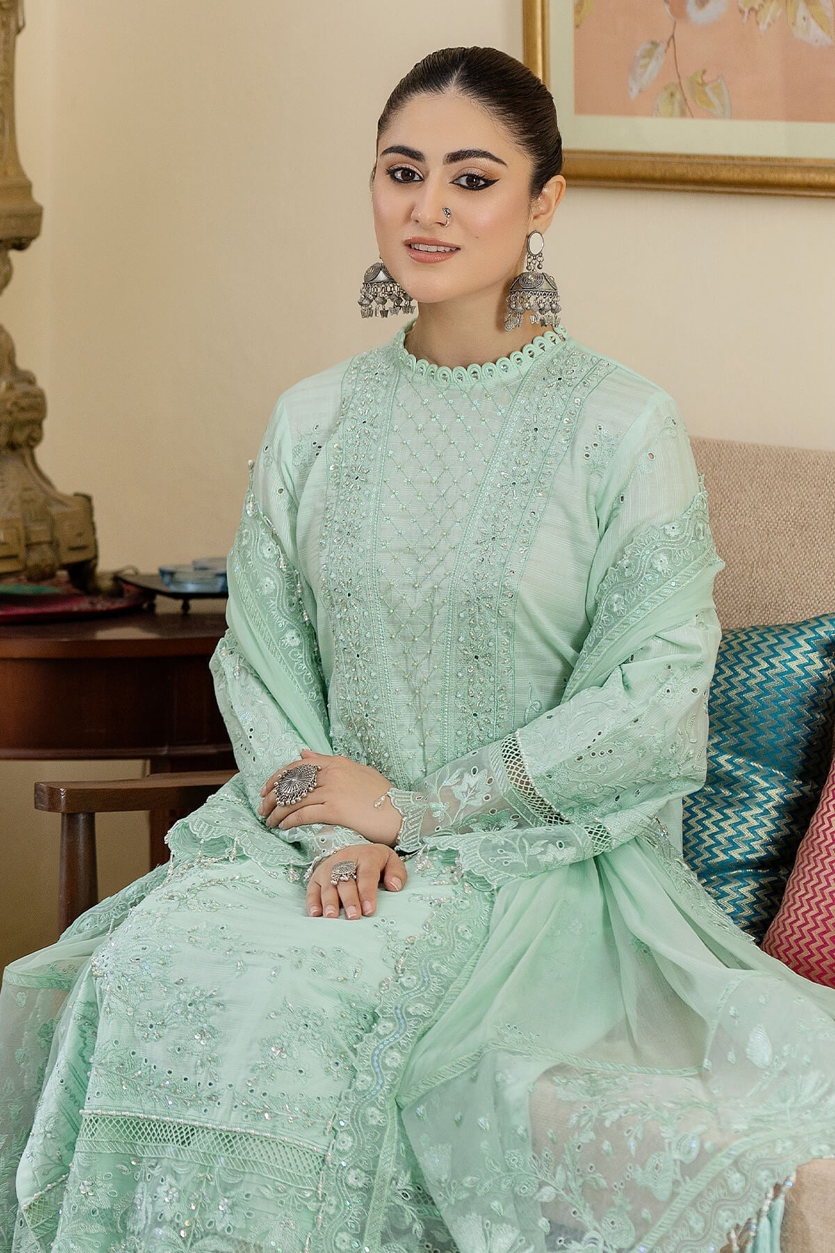 Raeesa Premium | Kimora Lawn Collection | Kimora | HL-15 Aysel - by - Libasekhas UK - Registered Vendor of : Raeesa Premium - 100% Original Designer Dresss