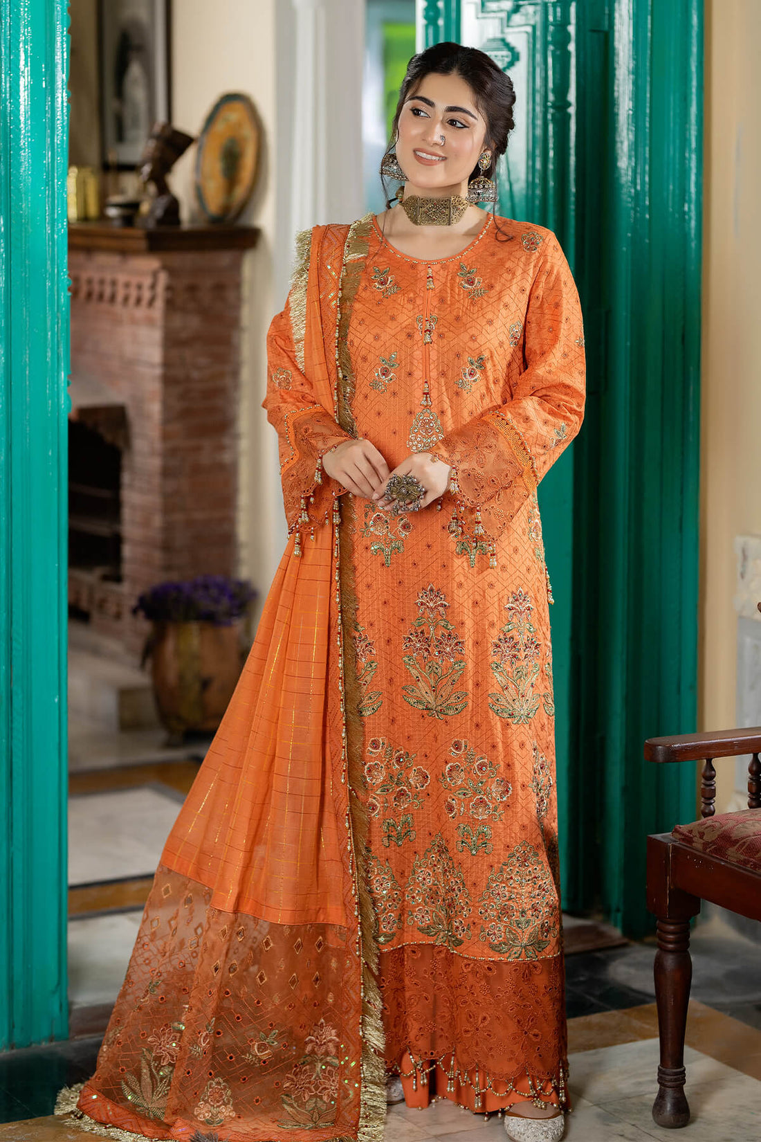 Raeesa Premium | Kimora Lawn Collection | Kimora | HL-16 Zuha - by - Libasekhas UK - Registered Vendor of : Raeesa Premium - 100% Original Designer Dresss