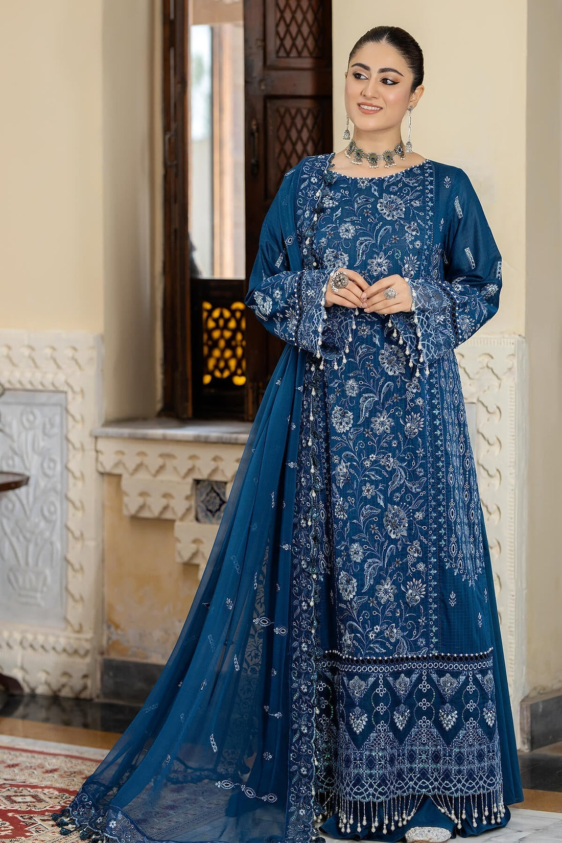 Raeesa Premium | Kimora Lawn Collection | Kimora | HL-19 Farheen - by - Libasekhas UK - Registered Vendor of : Raeesa Premium - 100% Original Designer Dresss