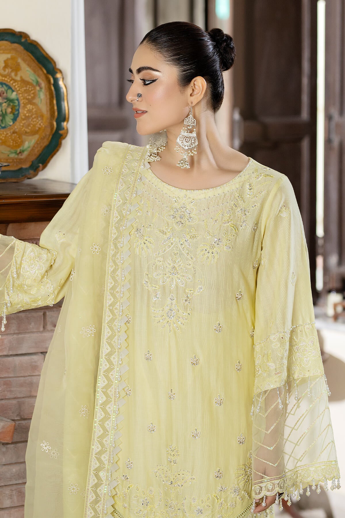 Raeesa Premium | Kimora Lawn Collection | Kimora | HL-20 Sunbul - by - Libasekhas UK - Registered Vendor of : Raeesa Premium - 100% Original Designer Dresss